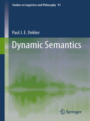 cover image of Dynamic Semantics